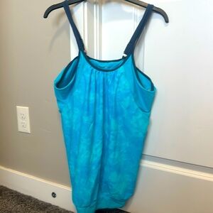 Free Country size XXL 18 women's tankini swimsuit top